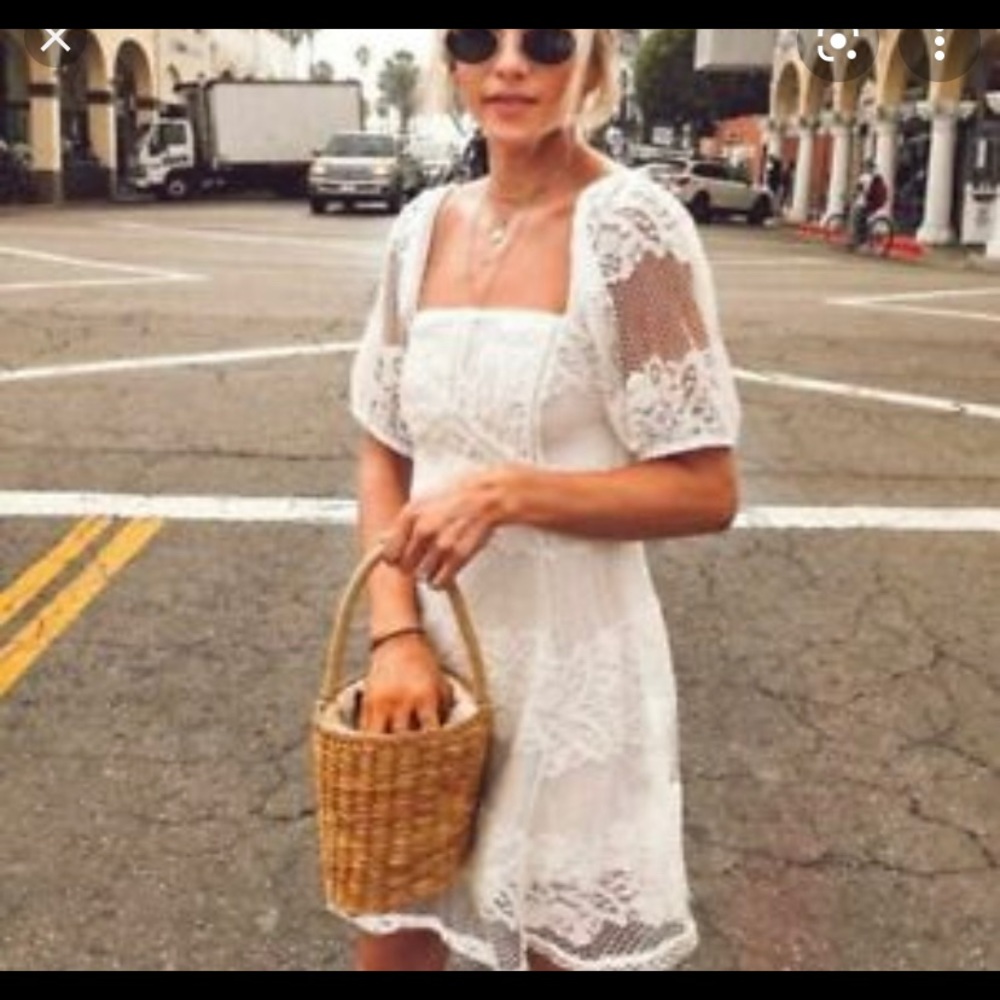 Free people be my baby white lace dress! - Picture 2 of 6